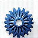 Technology gear icon